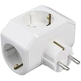 Viko Clover Plus White Triple Ground Socket New Generation Socket (white)