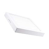 Certificados: CE & RoHS Plafón LED Cuadrado 24W Blanco Frío 6000k-6500K efectoLED