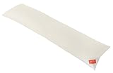 HEFEL Seitenschläferkissen Zirbe 31633K 35x160 cm - 100% Schurwollnoppen 1.300 g und Zirbenflocken 200g für einen erholsamen Schlaf - Messeneuheit 2017