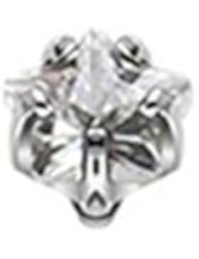 Paula & Fritz® Dermal Anchor Aufsatz Star 3mm in 9 Farben clear SAS33-3-C