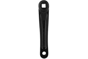 Alomejor Bras de Manivelle de Vélo Manivelle Main Gauche en Alliage d'aluminium de 170mm Pédalier Simple Vitesse pour Vélo de Montagne