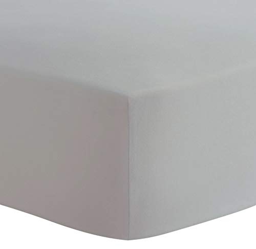 Kushies Baby Fitted Change Pad Sheet, Grey Solid