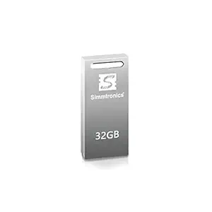 Simmtronics 32 GB USB 2.0 Port Flash Drive with Metal Body (32 GB Pen Drive)