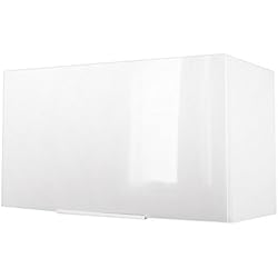 Berlenus CH6HB Meuble Haut de cuisine sur-Hotte Blanc Haute Brillance 60 x 33.3 x 35 cm