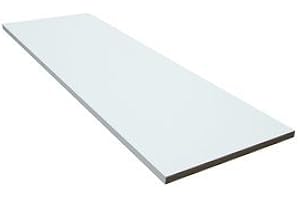 EGGER / KRONOSPAN WHITE MELAMINE FACED CHIPBOARD 15mm 1200 x 152mm