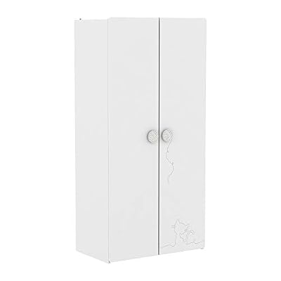 Demeyere Nano Armoire à 2 Portes Blanc