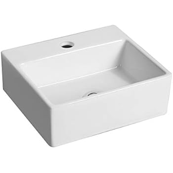 Aqua Bagno Waschbecken modernes Design weißer Waschtisch aus Keramik