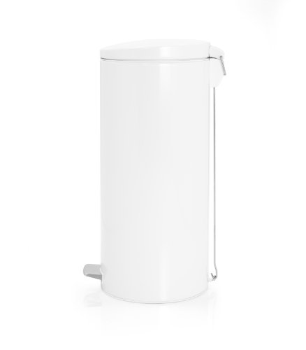 Brabantia 478741 Treteimer 30 L Silent mit Kunststoffeinsatz, weiß - 2