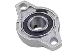 YUAAOH Lot de 6 KFL004 Roulement de Bloc d'Oreiller, Palier de Bride Boîtier auto-alignés en Alliage de Zinc Rhombique Portant Bloc pour Machines Série KFL Systèmes de Convoyage (20mm/0.79’’ Diamètre)