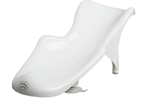 BUYONLINEFORBABY Baby Infant Newborn Toddler Bath Tub Safety Newborn Seat Support Chair with Anti-Slip Suction Cups 0-6 Months (Classic White)