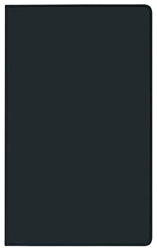 Preisvergleich Produktbild Taschenkalender Saturn Leporello PVC schwarz 2020: Terminplaner mit gefalztem Monatskalendarium. Dünner Buchkalender - wiederverwendbar. 1 Monat 2 Seiten. 8,7 x 15,3 cm