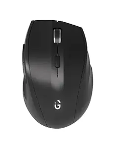 iGear Optical Wireless Mouse, Ergonomic Design, DPI Adjustable (Black)