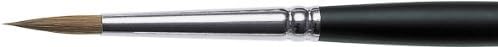 Acrylic · Watercolor brush Black Swan Black axis Sable Round No. 4