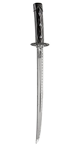 Kinder-Kostüm Set Samurai-Schwert Ninja-Schwert Säbel Dolch Spielzeug-Messer XXL Set Zubehör Maske Kopftuch Katana Verkleidung Waffem Bandana - 5