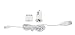 Produktbild Enjoy micro-USB Kfz-Ladekabel mit Apple iPhone (30-polig) Adapter weiß