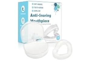 AIOUTGOGO Sofort Einsatzbereit | Anti Ronflement Efficace Puissant | Ouverture frontale à 180° | Adapté Aux Hommes et Aux Femmes Réduire le ronflement - Blanc translucide