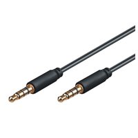 Preisvergleich Produktbild Mcab 3.5MM CONNECT 2.0M BK CU 4P