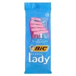 Bic disposable razors classic lady   5 pack