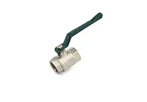 ZOLOTO Brass Forged Ball Valve(Silver_ 1 inch/25mm)