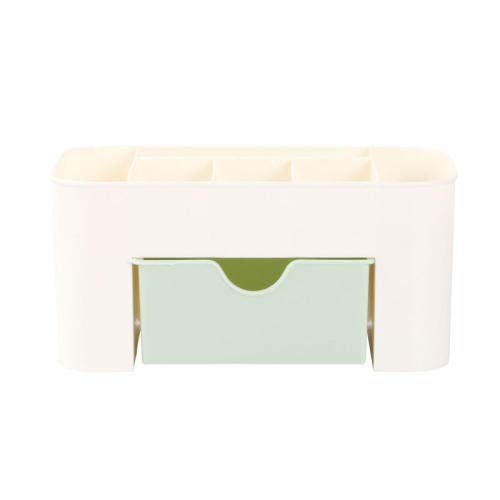 Preisvergleich Produktbild Kosmetik Aufbewahrungsbox_Kosmetik Aufbewahrungsbox Kosmetiktasche mit kleinem Schubladenhaus Multifunktionsschreibtisch - grün