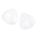 Produktbild SODIAL(R) 2 Stueck Klebe-BHs Klar Silikon BH Triangle Bikini Einsatz Brust Enhancer Push Up BH-Pads