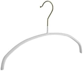 10 x Blouse / shirt hanger with white non-slip, 36 cm