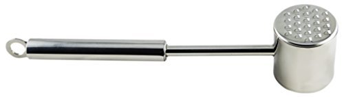 KING HOFF Fleischklopfer 27,5 cm - Edelstahl - Fleischhammer - Schnitzelklopfer - Steakhammer - Küchenhelfer
