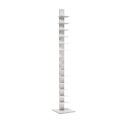 BBB ITALIA Estantería de Columna Vertical Blanca H202 14 estantes Sapiens.