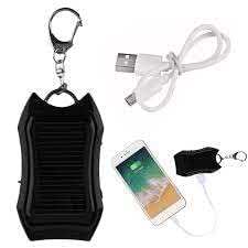 EXHAUSTIC Solar Charger Portable Solar Power Bank for Cell Phone Waterproof External Backup Battery Power Pack Charger Built-in Dual USB/Flashlight (Multi Color Pack of 1)