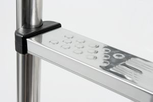 Zelsius – V2A Edelstahl Pool und Schwimmbad Leiter für Swimming Pool, mit 3 oder 4 Stufen (mit 4 Stufen) - 3