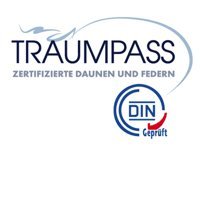 Kinderwagendecke 80×80 cm 300g 100% Daunenflaum, Babydeckchen, Wiegenbettchen, deutsches Qualitätsprodukt - 4