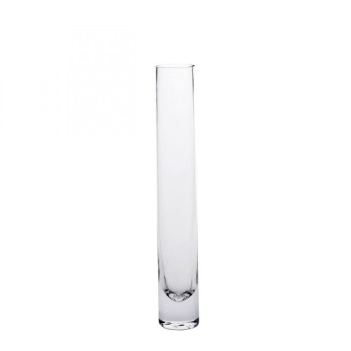 Glasvase Vase Glas Blumenvase Tischvase gerade schlank 26 cm