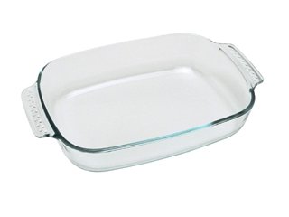Pyrex Plat rectangulaire 35x23 en verre