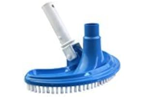 Decoytec Limpiafondos Manual Media Luna con Cepillos y conexion para Barras de Clip