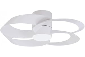 MANTRA ILUMINACIÓN Ventilador de techo Rose blanco LED 24W