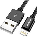 ⭐【Starkes Nylon-geflochtenes 】UNBREAKcable Lightning Ladekabel mit außergewöhnliche Zugfestigkeit wird durch einen leistungsstarken, extrem starken Aramid-Faserkern gewährleistet, der in einem doppelt geflochtenen Nylonmantel umwickelt ist, was zu einem geschmeidigen, aber robusten Kabel mit hervorragender Belastbarkeit führt. Das iPhone Kabel kann Lasten von bis zu 50 kg standhalten und wurde zum Test mehr als 8.000 Mal um 95 Grad gebogen.