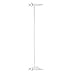 Safetots Self Closing Gate White Extension 7.2cm