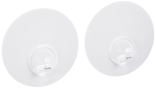 WENKO 20383100 Static-Loc Aufbewahrungskorb Fermo White – Badkorb, Befestigen ohne bohren, Kunststoff – Polypropylen, 20.5 x 14.5 x 14 cm, Weiß - 3