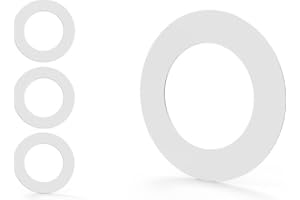 Kos Design Goof Ring/täckring för infällda strålkastare – set om 3 – ABS-plastfyllningsring – för takutskärningar 100 x 62