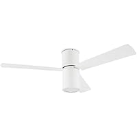 Leds-c4 formentera - Luminaria ventilador formentera e27 23w blanco brillante