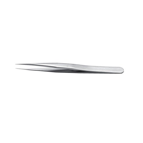 Ideal-Tek 1.SA.0 High precision Tweezers, Anti-Magnetic Acid, Stainless Steel, Tip characteristic, OAL: 120 mm