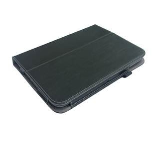 Navitech schwarze bycast leder flip Tasche / Case / Cover zum aufstellen für das neue Medion Lifetab S9512 (Bei Aldi erhältlich) - 2
