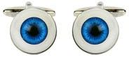 CUFFLINKS - Eye ball Rhodium plated 90 5113