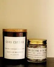 Combo of Cord Cutting Ritual Candle & Bath Salt | Wiccan Candle | Spell Candle | Ritual Candle