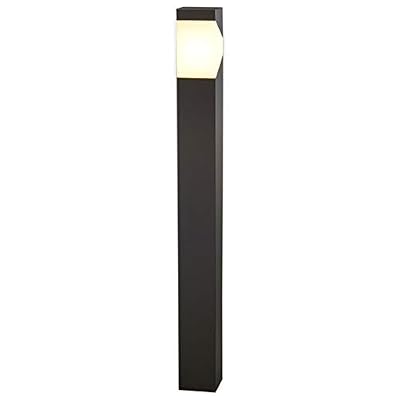 Lampenwelt LED Eclairage Exterieur 'Kiran LED' (Moderne) en Noir en Aluminium (1 lampe,à E27, A++) de Lampenwelt | Luminaire Exterieur, Lampe Jardin, Borne Lumineuse Exterieur