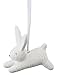 Produktbild Rosenthal - Rabbits, Hase, Dekohase - Anhänger - Farbe: Weiss- Porzellan in cooler Strickoptik