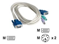 Preisvergleich Produktbild ROLINE KVM Kabel Switch-PC PS / 2 1,8m