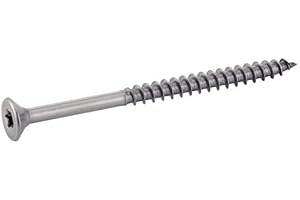 Sud Bois Vis pour Bois en Inox Classic Tête Torx pour extérieur Matière Inox A2 (AISI 304) Dimensions 5x70 mm Boite de 100 Vis