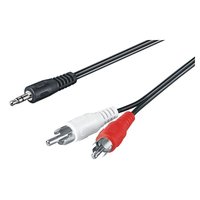 Preisvergleich Produktbild Mcab 3.5MM 2X RCA Adapter HQ 1.5M