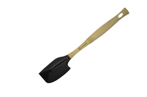 Le Creuset Silikon-Accessoires Mittelgroßer Pfannenwender schwarz